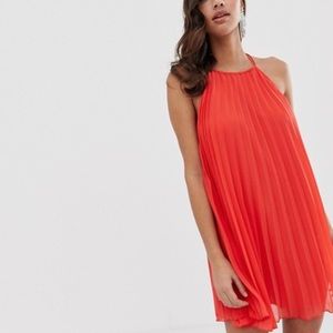 ASOS Red-Orange Cocktail Dress
